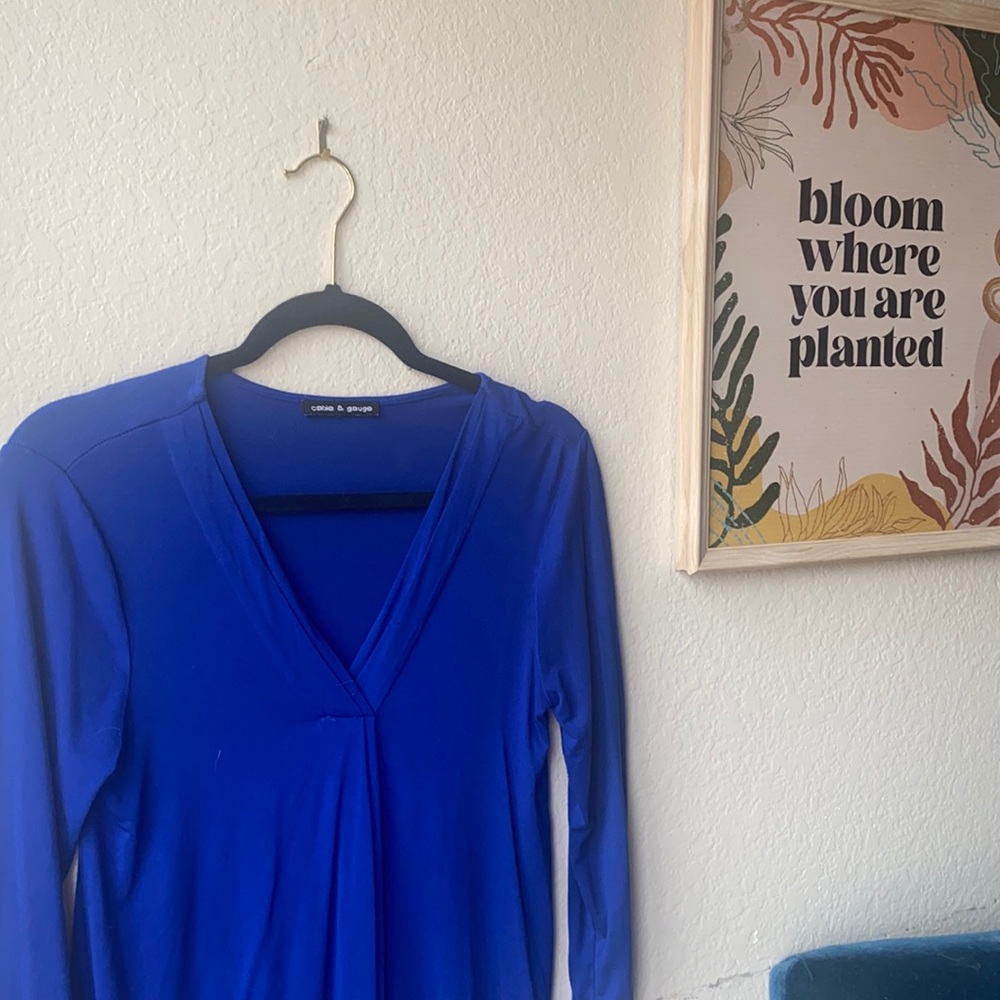 Long sleeve Blouse by Cable & Gauge-  size small